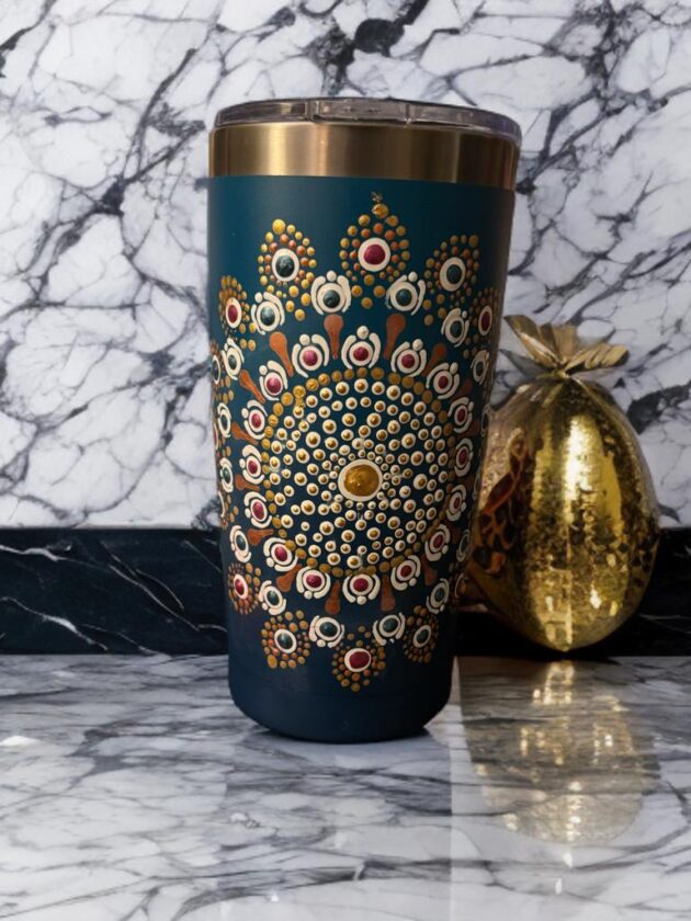 Blue Ombré Coffee Tumbler